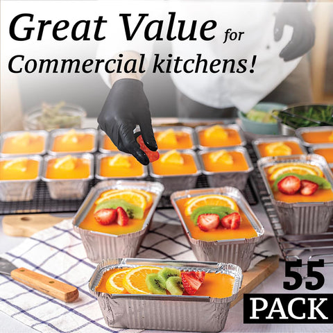 Spare Essentials easy-cleanup disposable pans simplify waste-free meal prep