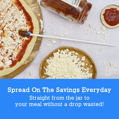 Spatty Daddy last-drop saver design minimizes waste