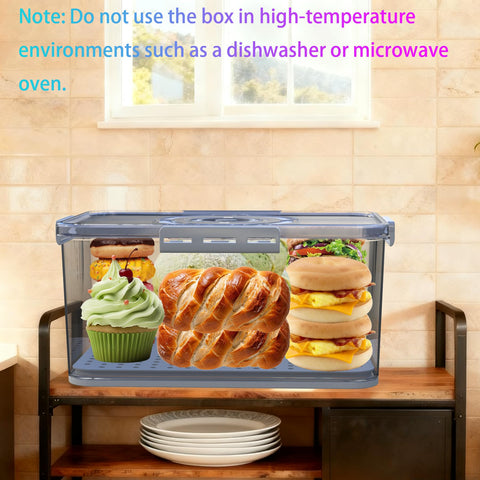 SpeaGles multipurpose bread box stores bread and produce