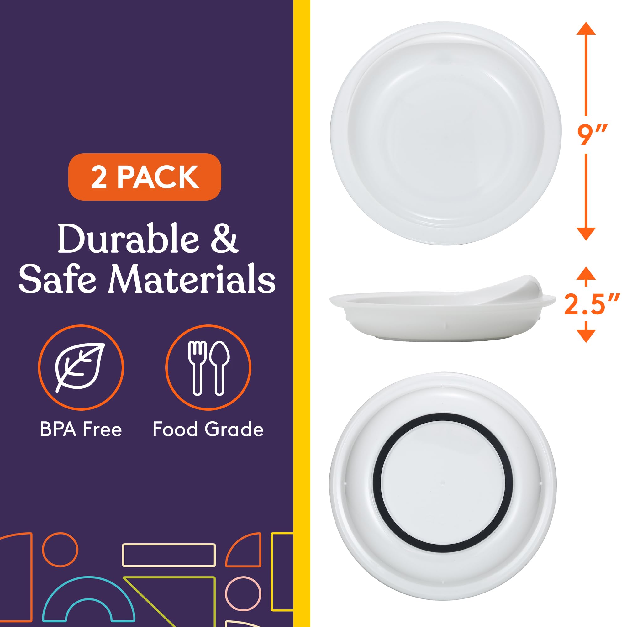 Special Supplies BPA-free plates prioritize safe, everyday eating.