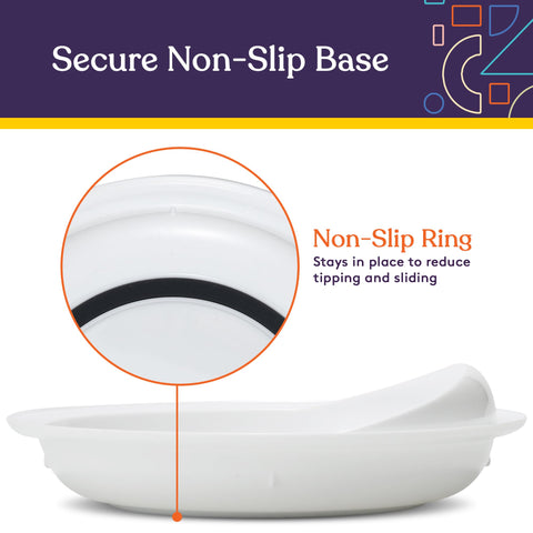Special Supplies microwave-safe plates allow quick reheating with ease.