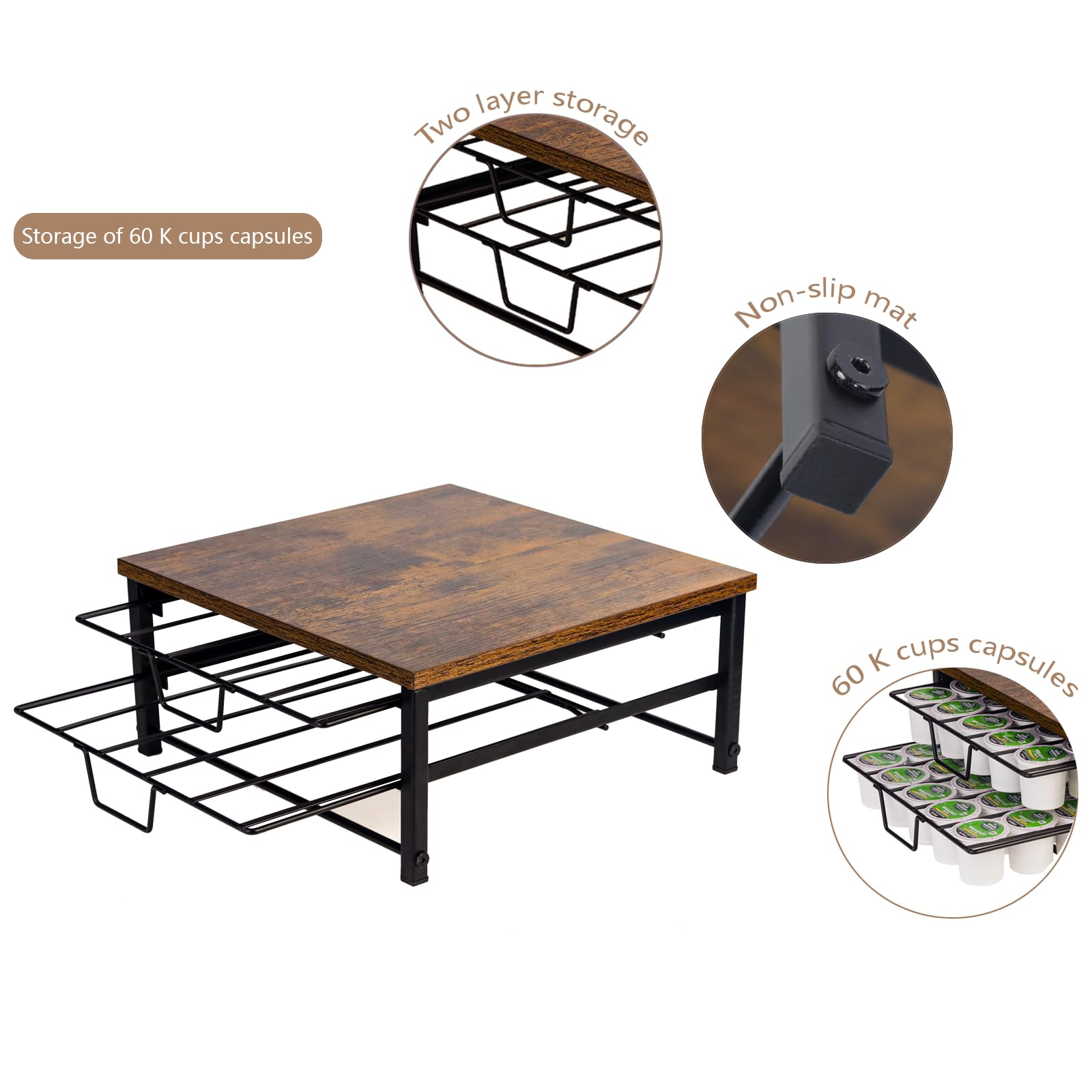 Speday industrial metal frame supports sturdy daily kitchen use