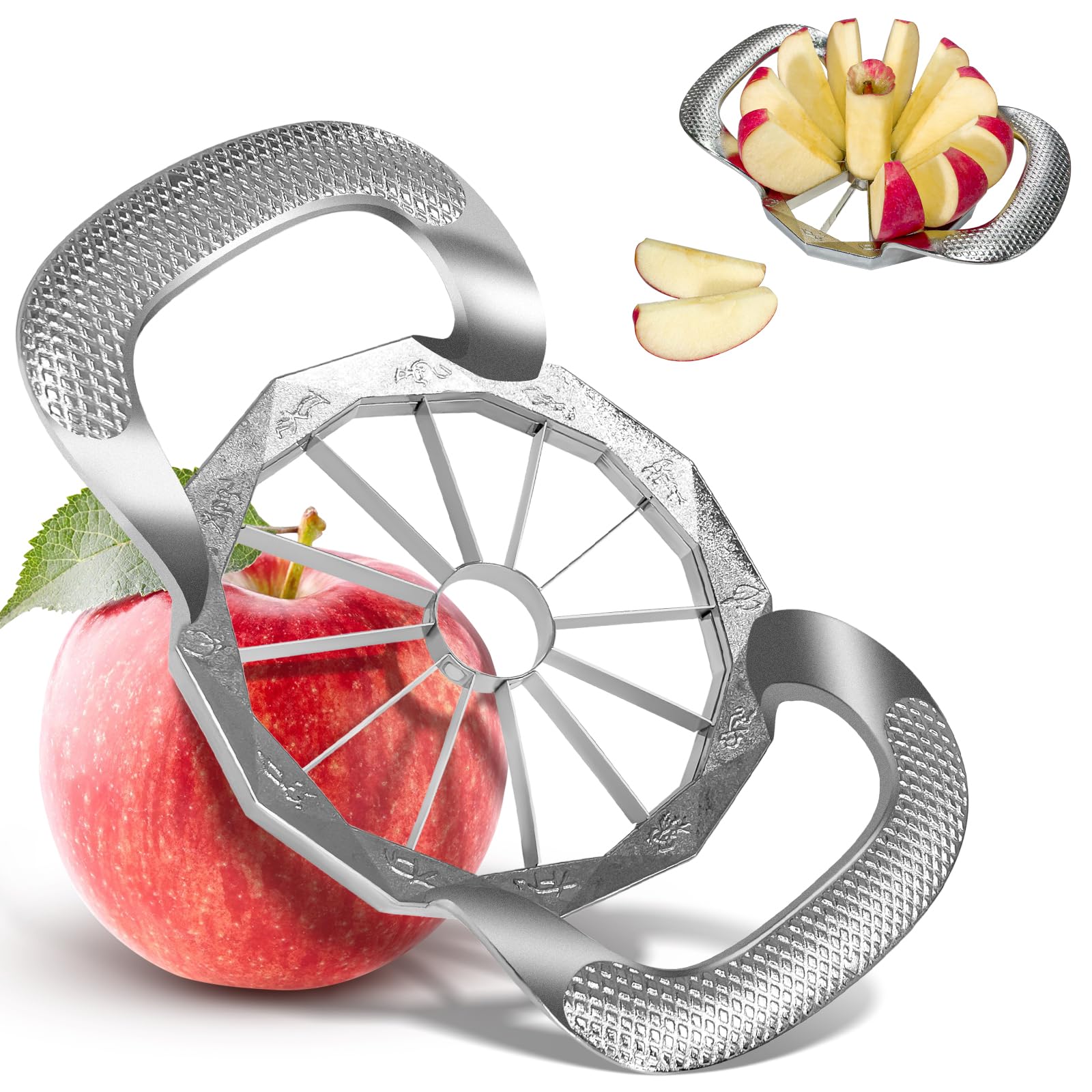 SPEENSUN Apple Slicer with 12 blades enabling quick, even slices
