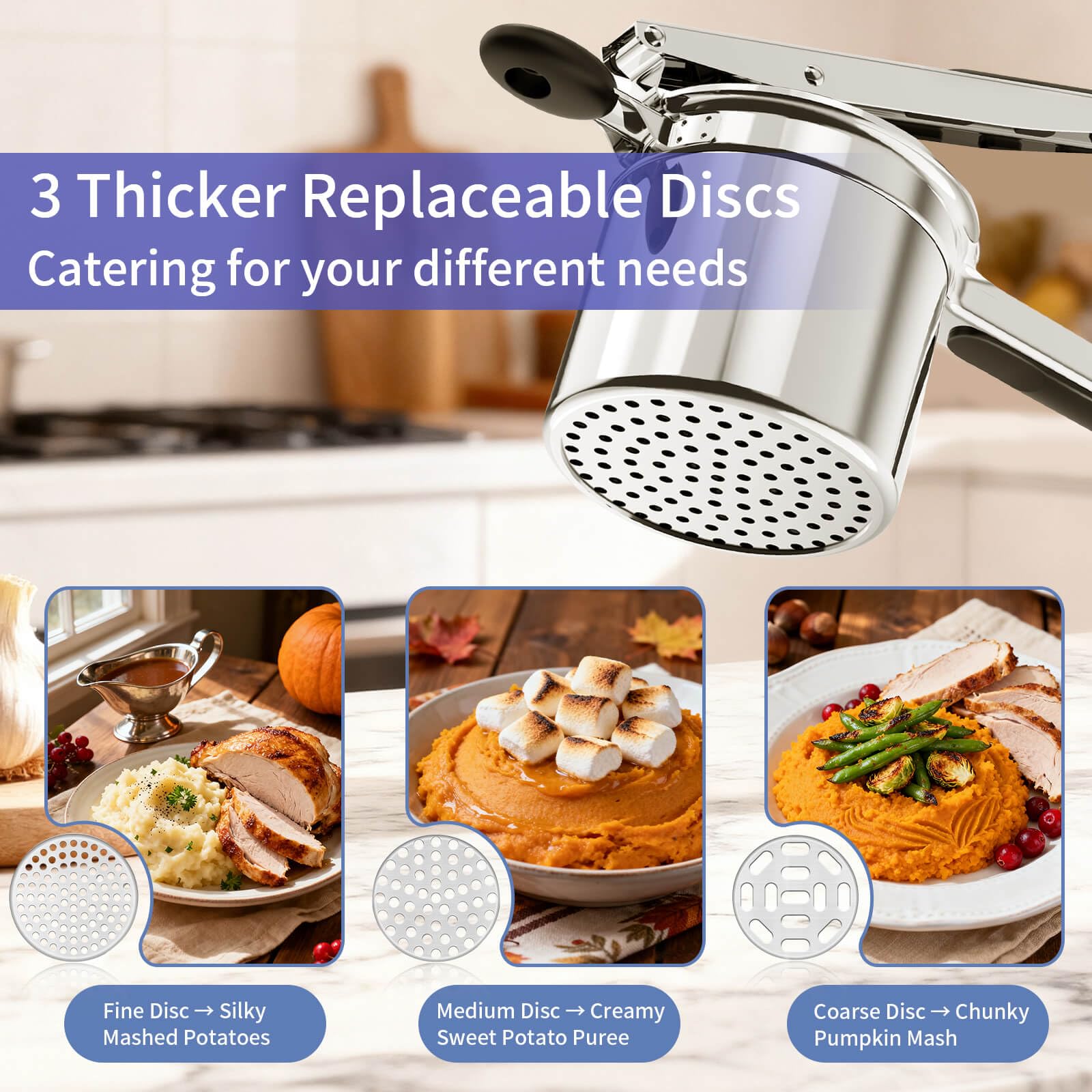 SPEENSUN detachable spaetzle maker for easy dishwasher cleaning