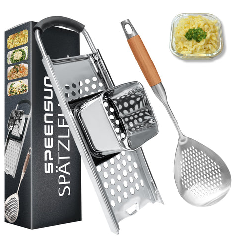SPEENSUN spaetzle maker front view for efficient homemade noodles