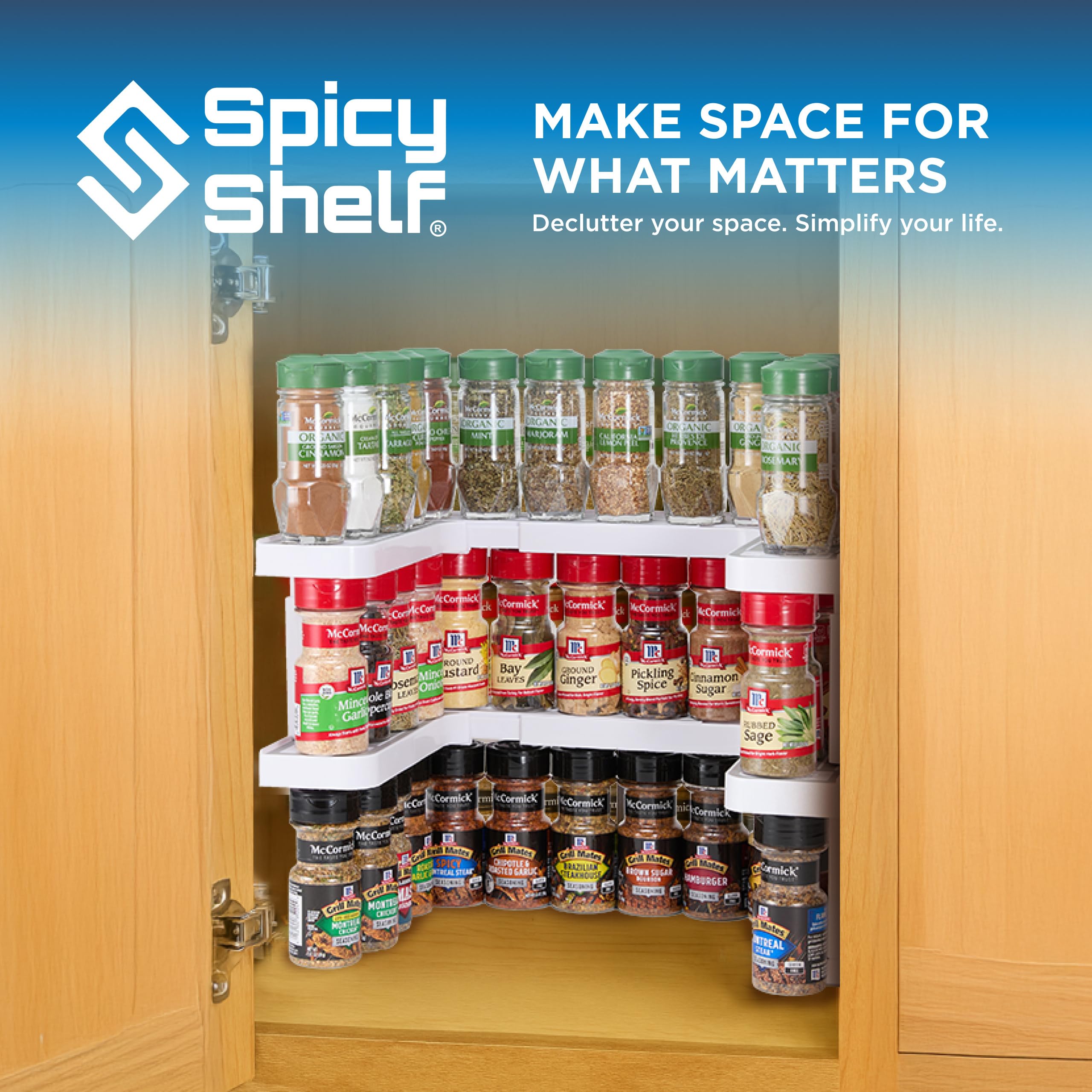 Spicy Shelf 3.0 premium strength construction for durable use.