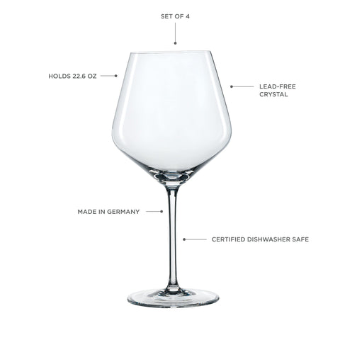 Spiegelau Style Burgundy offers a generous 22.6 oz capacity.