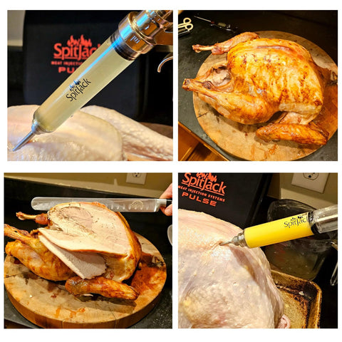 SPITJACK PULSE squeeze-handle design for comfortable, safer operation during long cooks.
