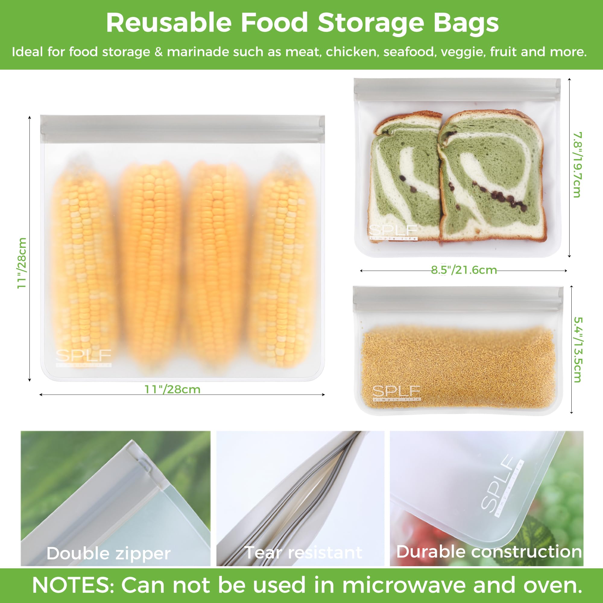 SPLF snack bag with easy-access, airtight closure for on-the-go snacks.