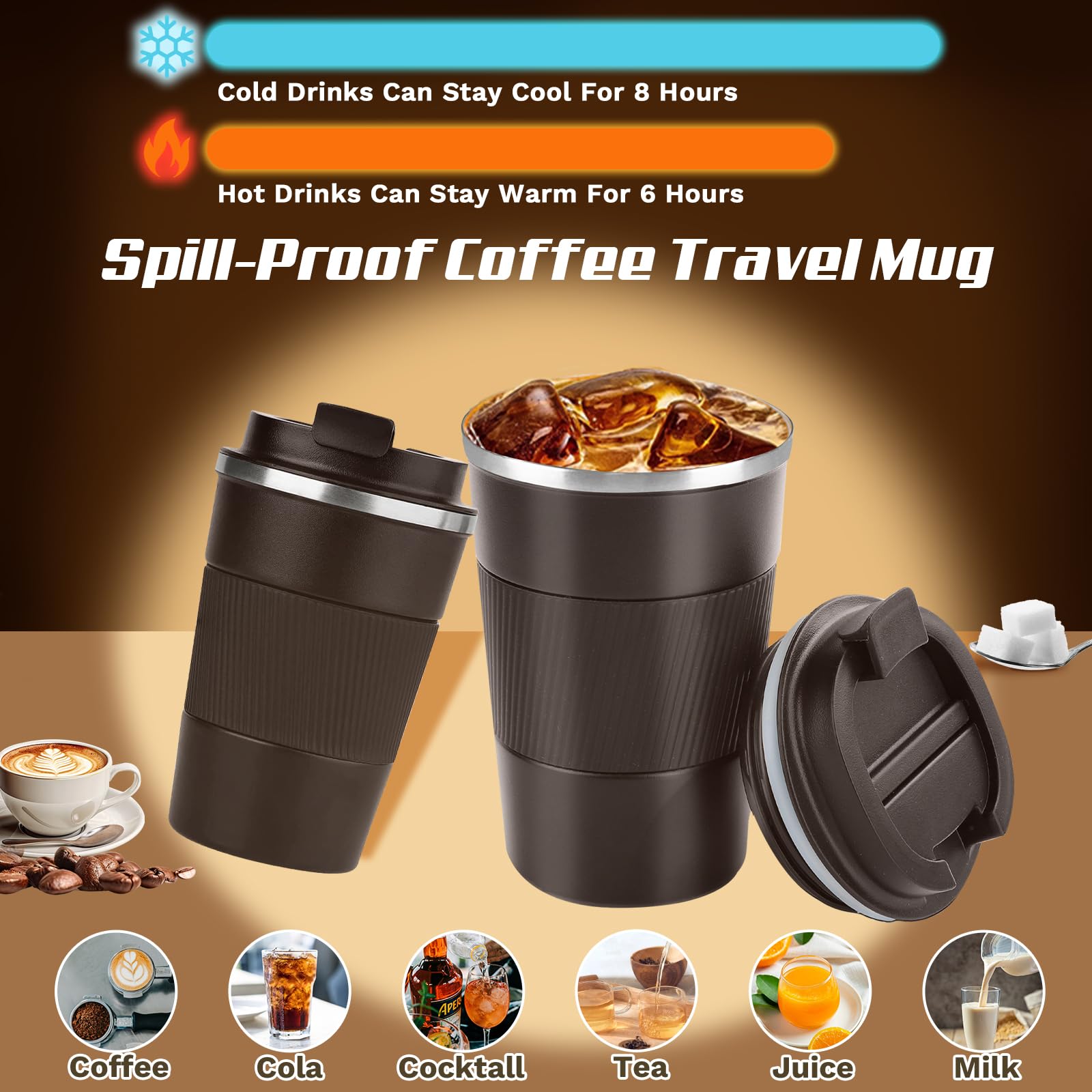 SPLMIFA 17oz mug with silicone sleeve for a secure, non-slip grip.