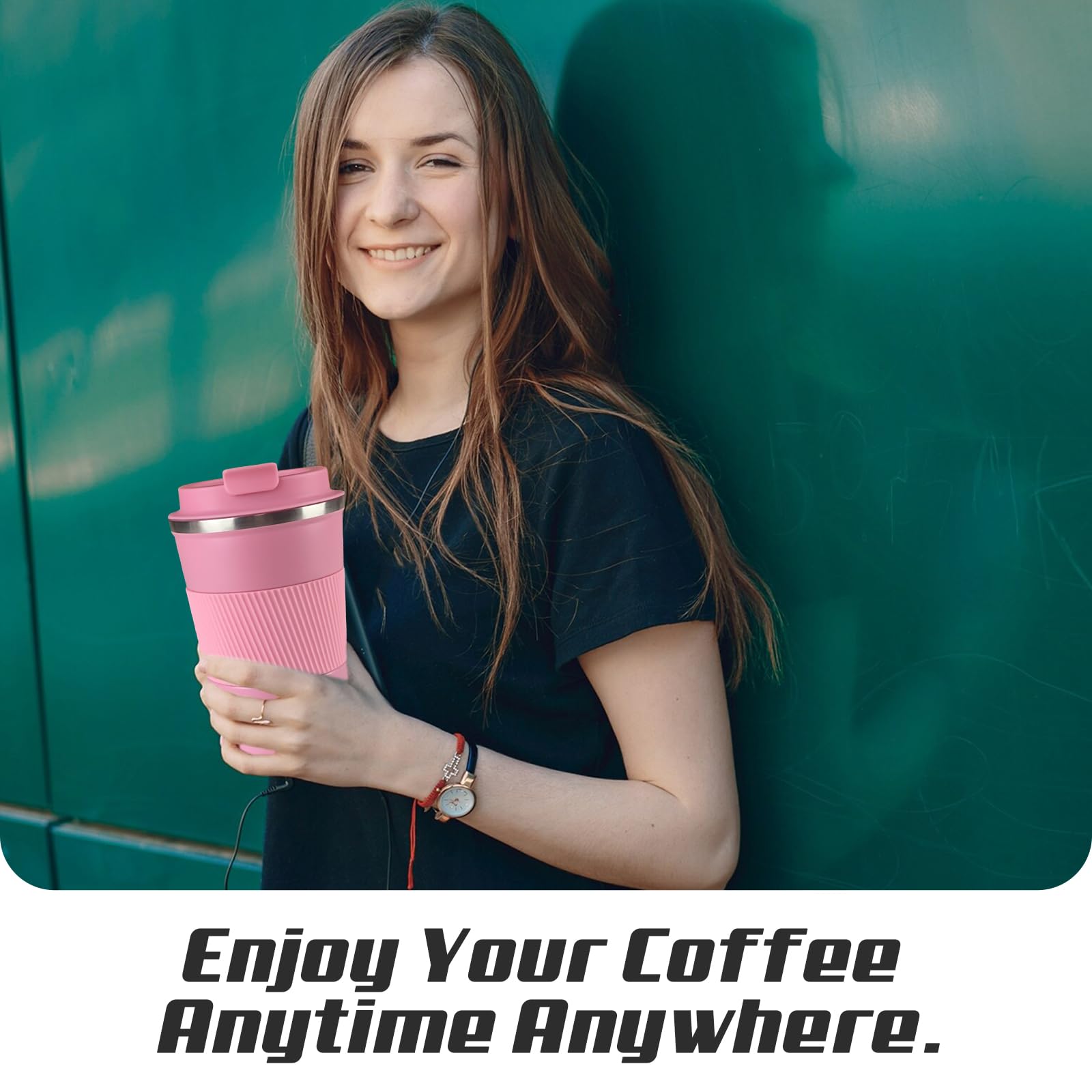 SPLMIFA insulated tumbler makes a thoughtful gift for coffee lovers.