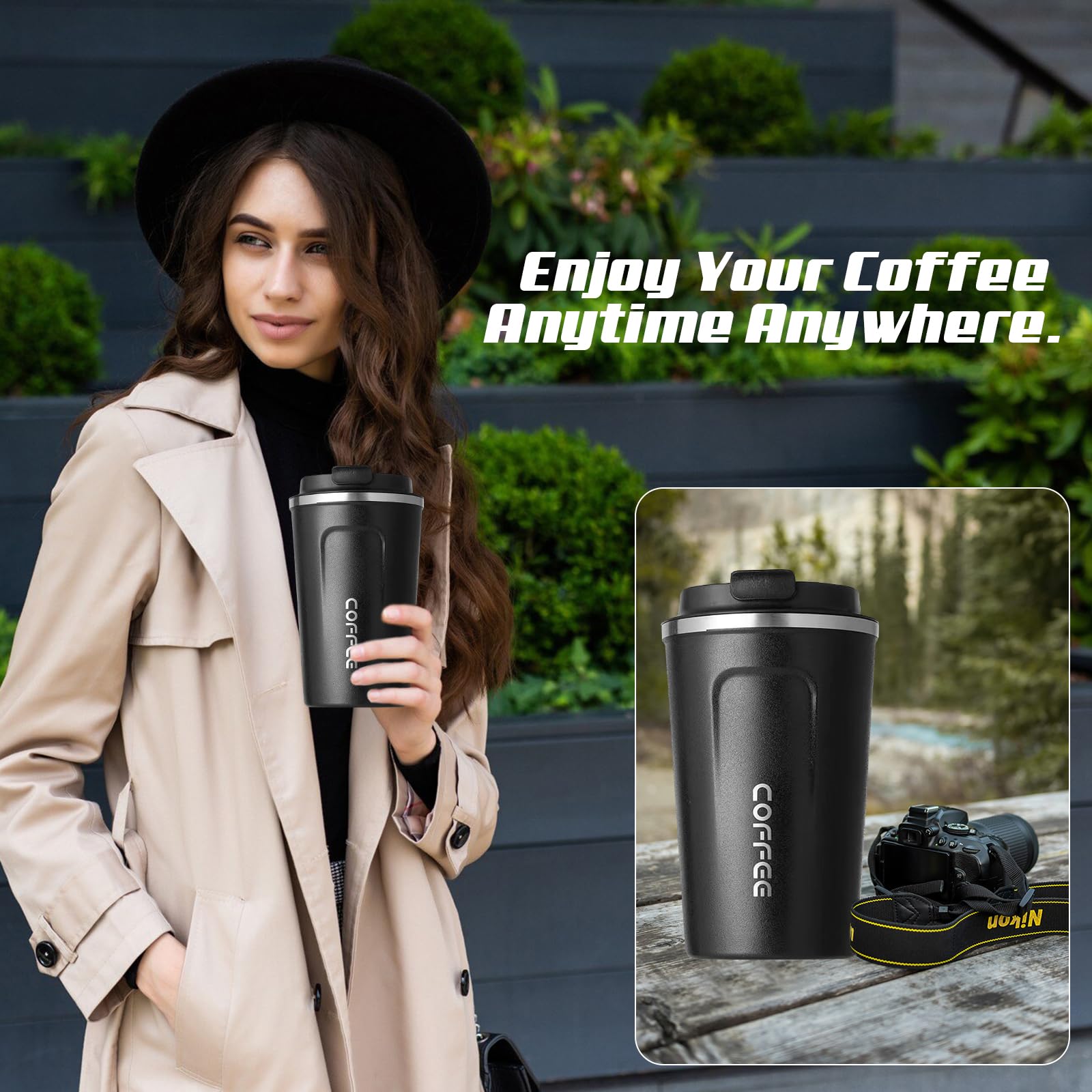SPLMIFA gift-ready reusable coffee mug for everyday use.