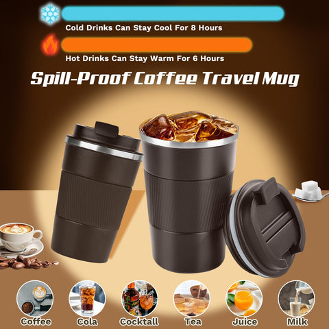 SPLMIFA leak-proof flip lid prevents spills during commutes