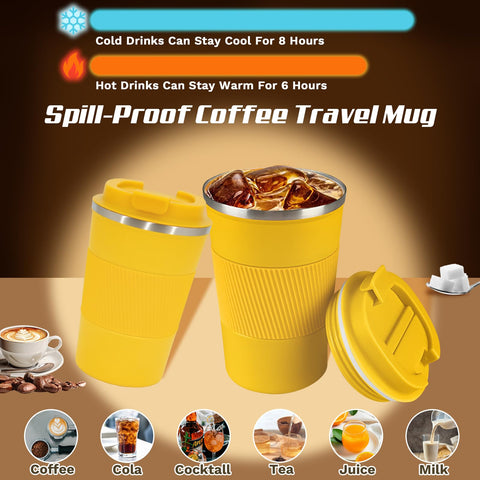 SPLMIFA leak-proof flip lid prevents spills during commutes.