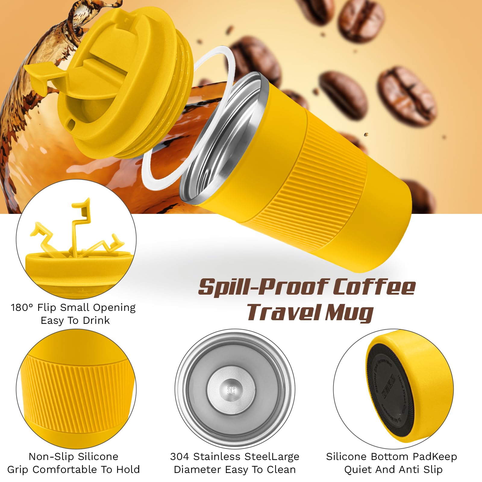 SPLMIFA silicone sleeve provides a secure non-slip grip.