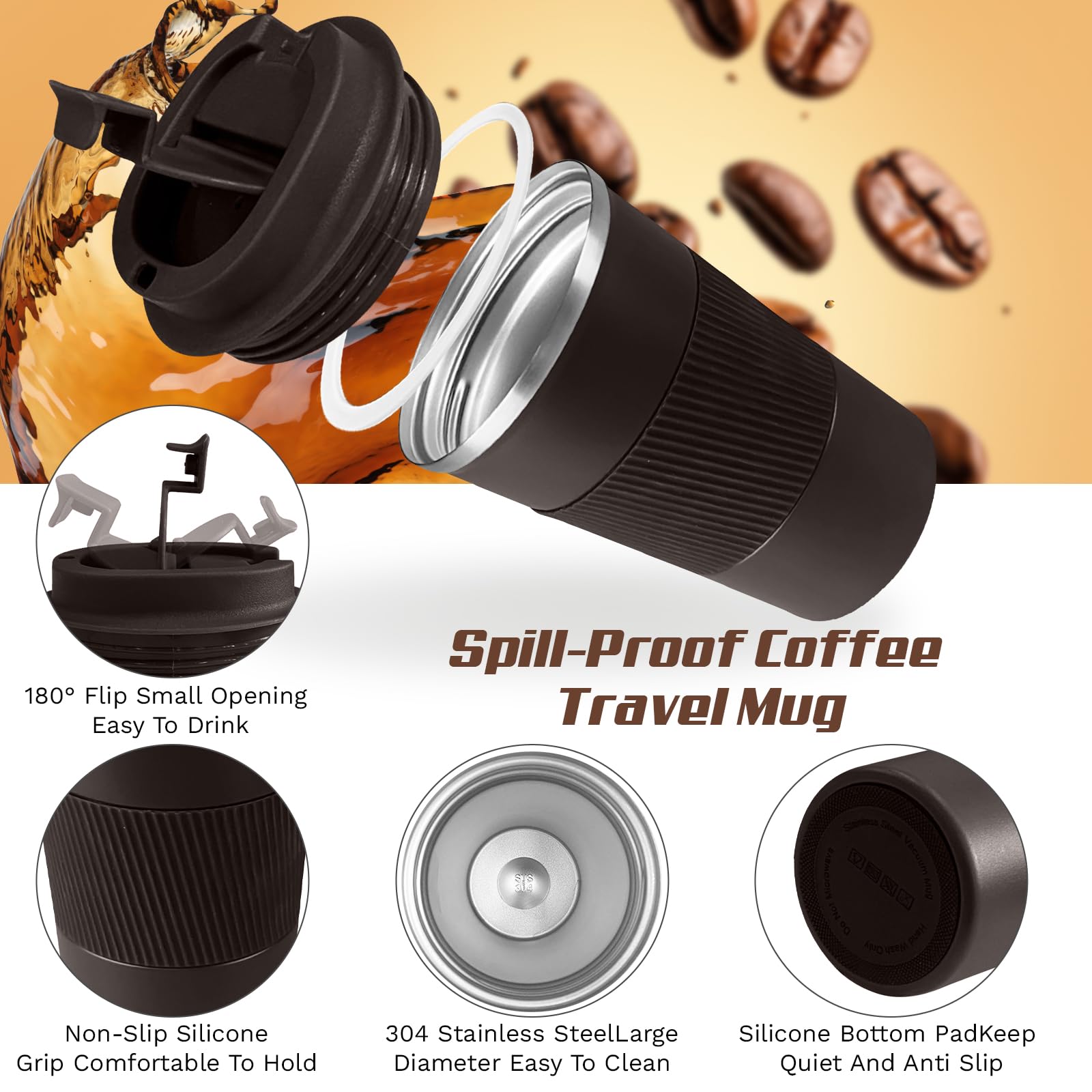 SPLMIFA silicone sleeve provides a non-slip grip for one-handed use