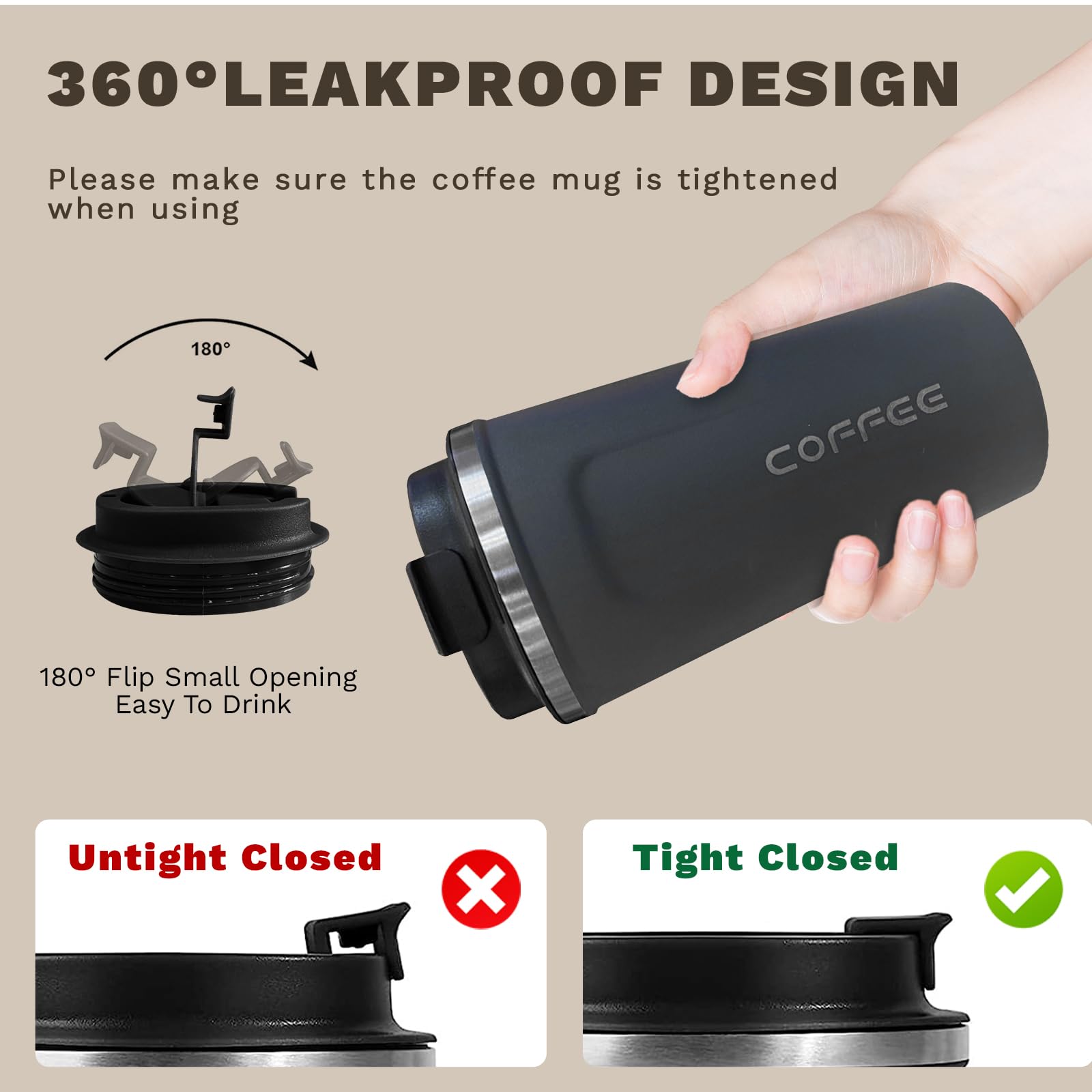 SPLMIFA fits car cup holders for stable on-the-go use.