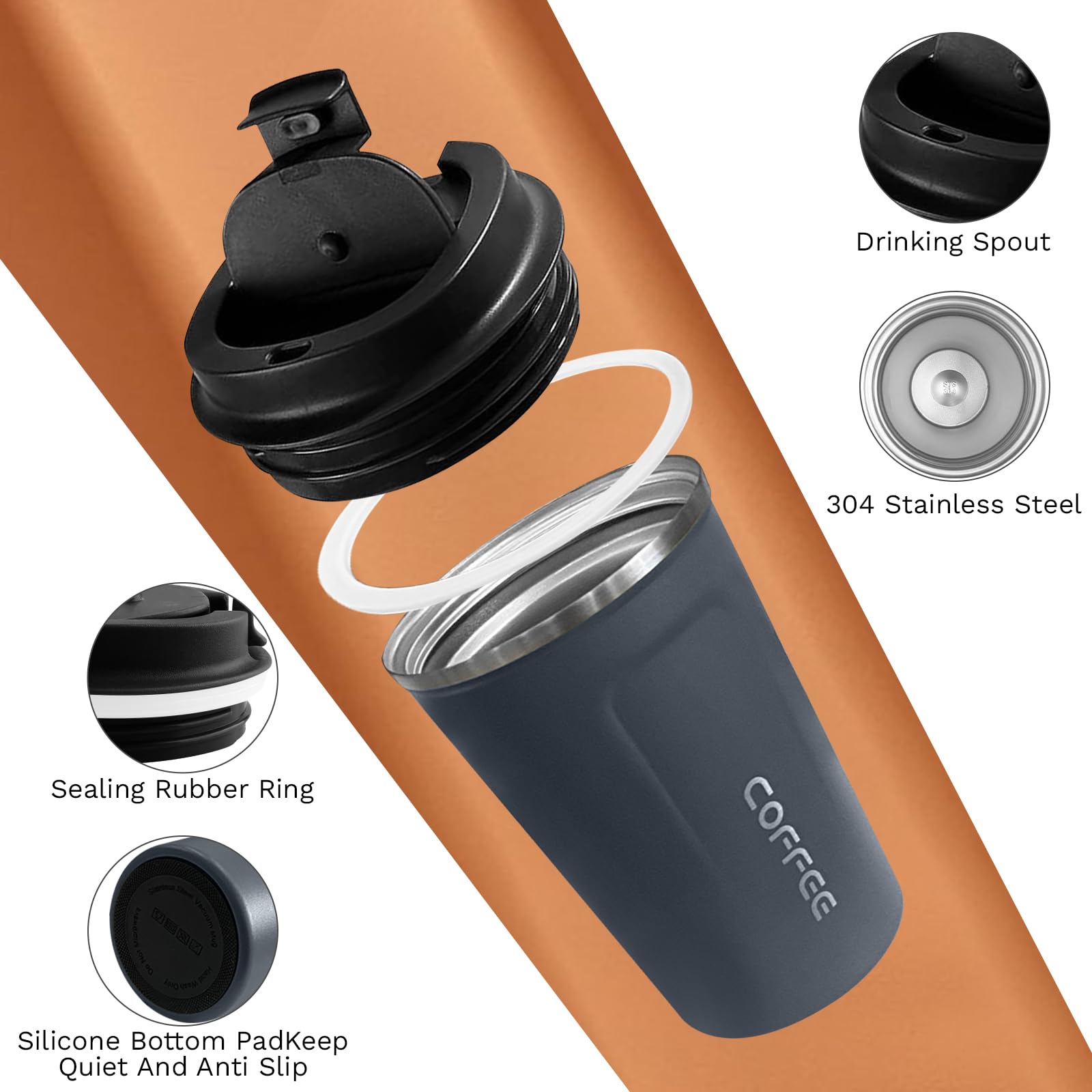 SPLMIFA silicone-sleeve grip provides secure handling during commutes.