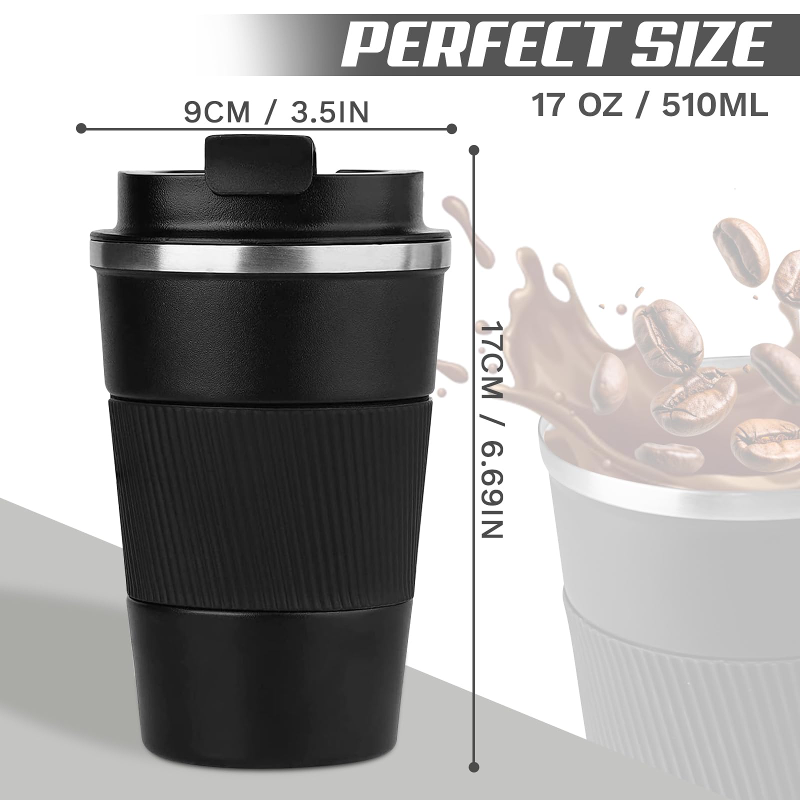SPLMIFA fits most car cup holders for easy commutes