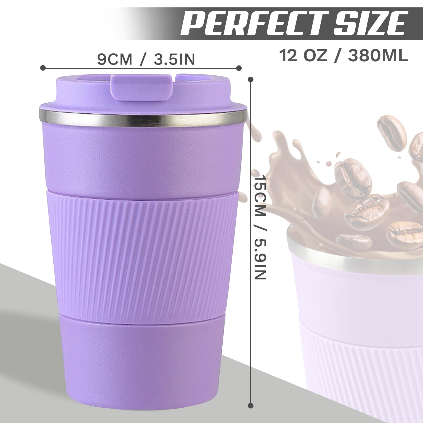 SPLMIFA leak-proof lid helps prevent spills during commuting