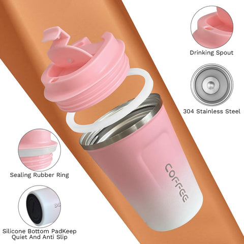 SPLMIFA mug featuring silicone sleeve for a secure outdoor grip