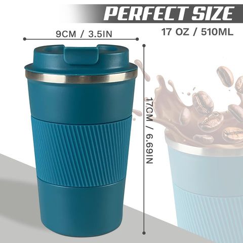 SPLMIFA vacuum mug tucked in car cup holder supports on-the-go hydration.