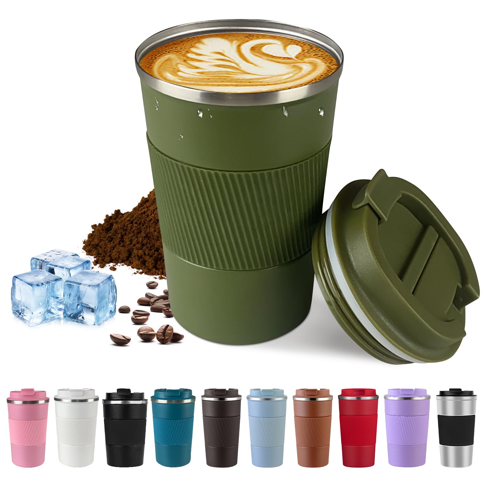 SPLMIFA 17oz vacuum mug with double-wall insulation for lasting temperature.