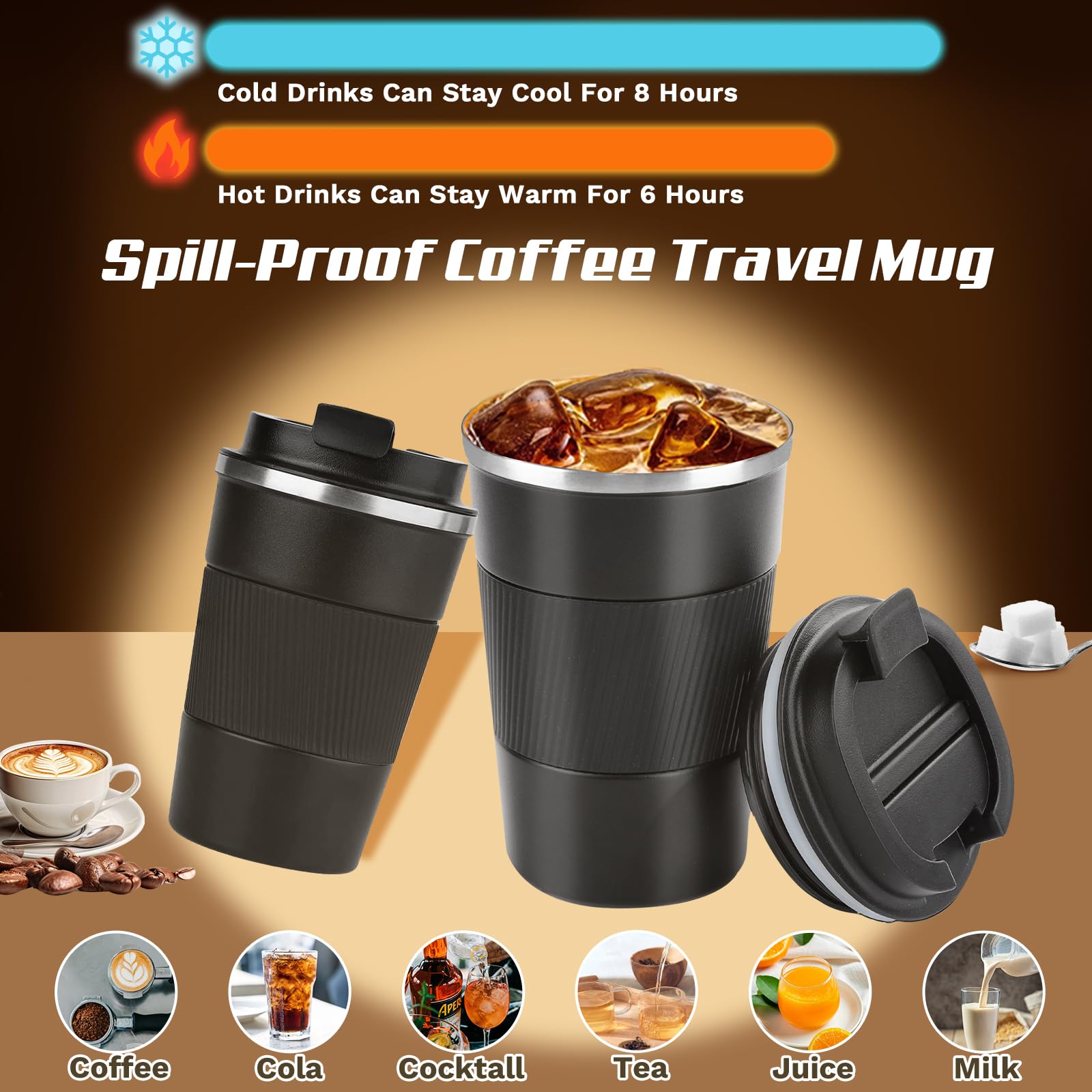 SPLMIFA 17oz travel mug with leak-proof lid for on-the-go cold drinks.