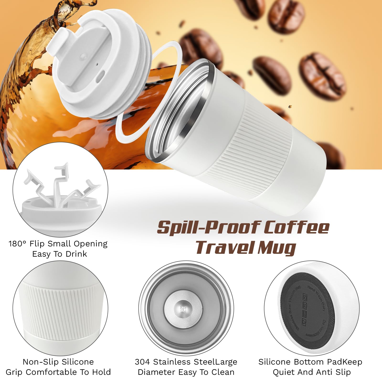 SPLMIFA wide-mouth design enables easy filling and cleaning.