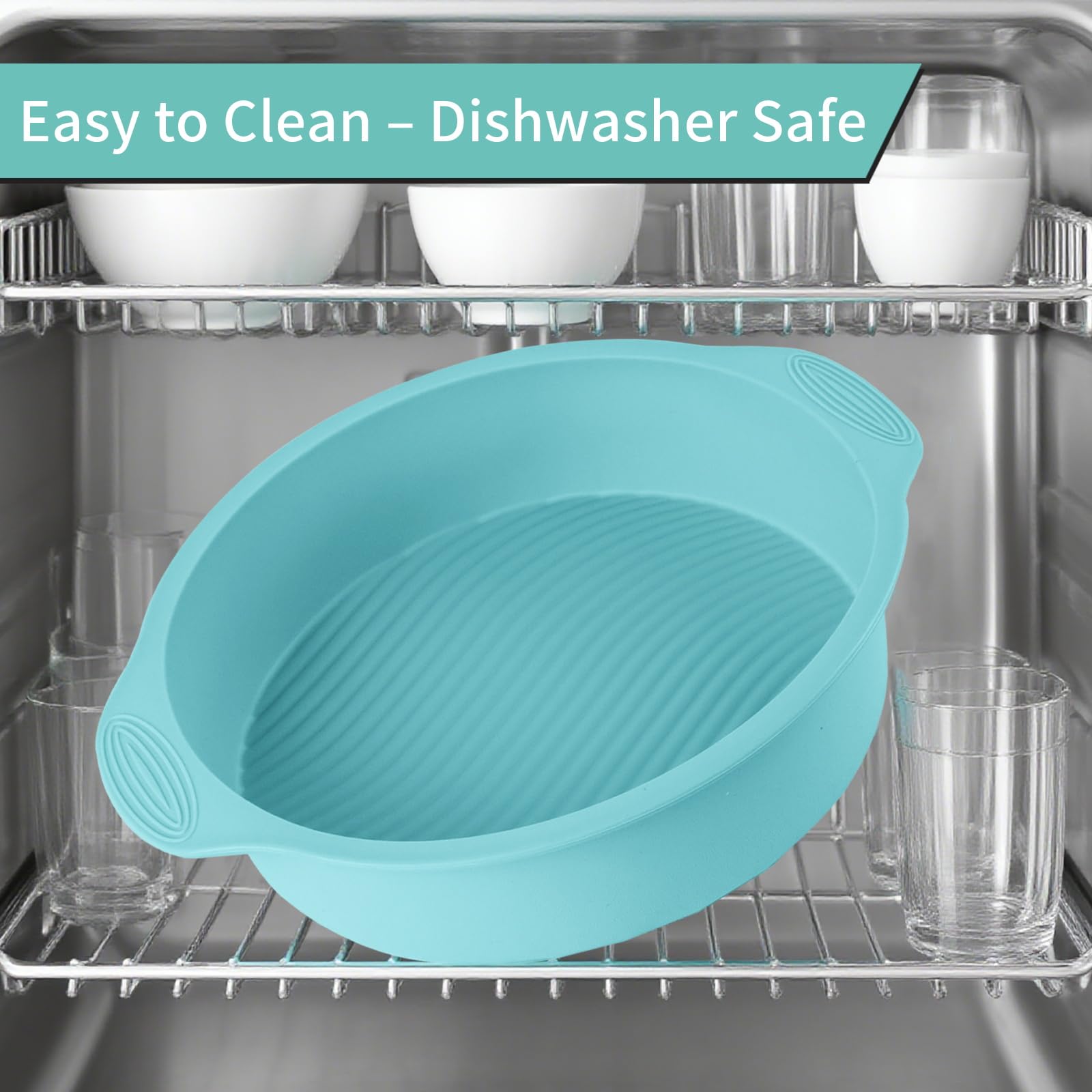 Spmarkt 10-inch compatibility ensures stable, leakproof water bath for many desserts.