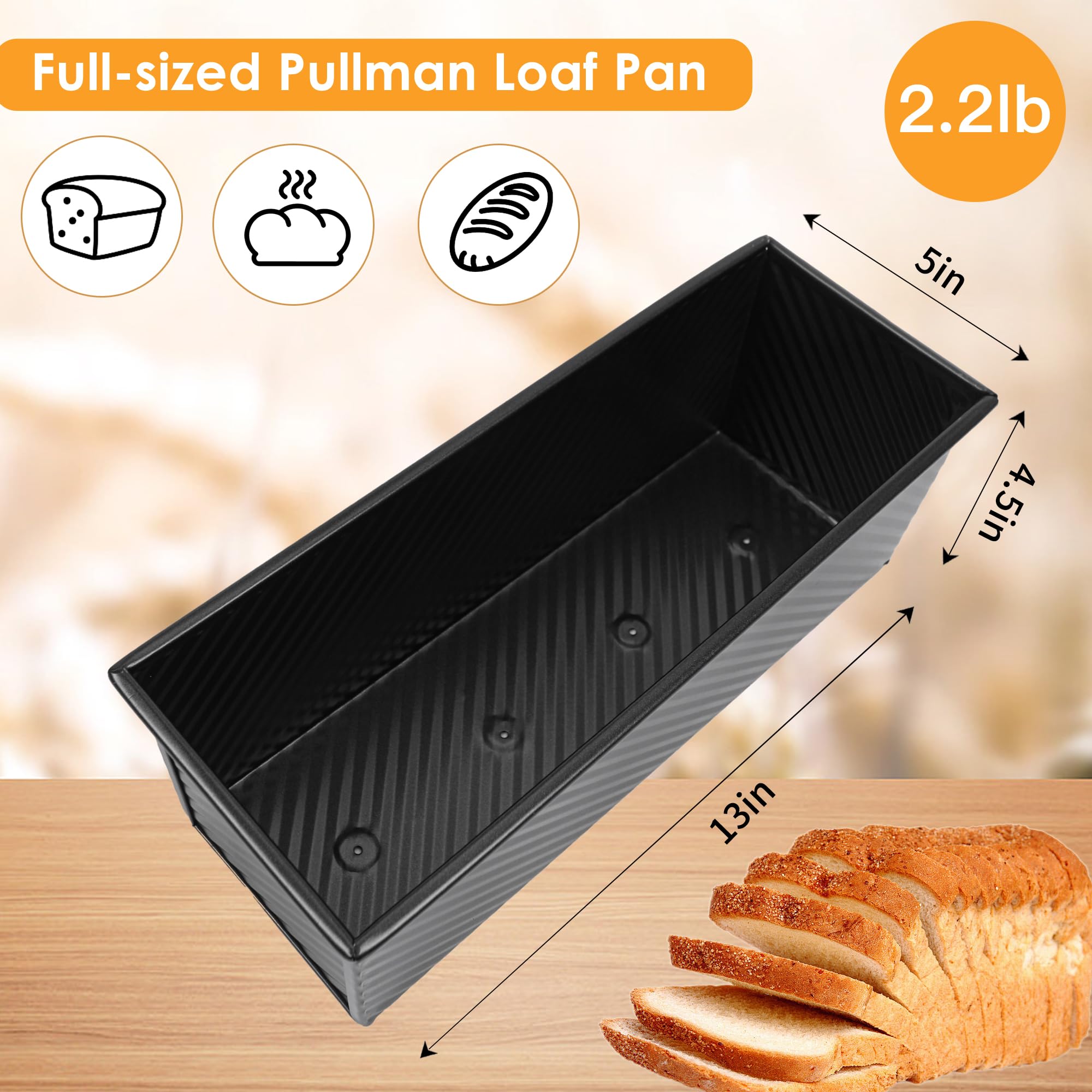 Spmarkt loaf pan slice-ready loaf highlighting clean release.
