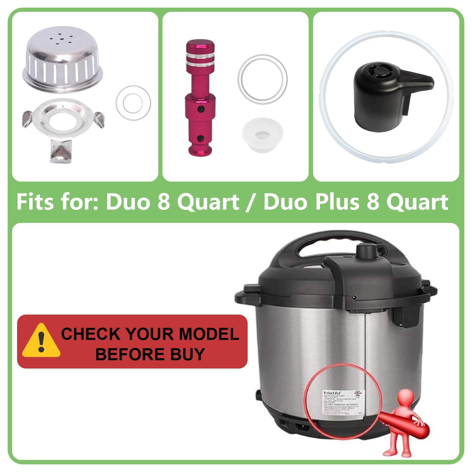 SPNKMJUJ anti-block shield for Instant Pot reduces foaming and mess.