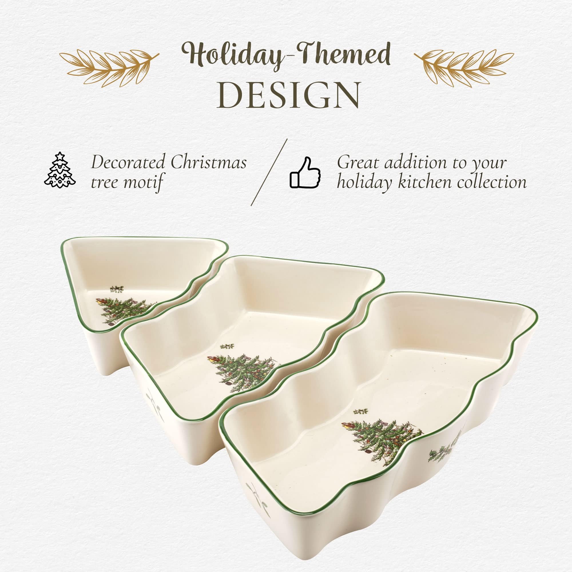 Spode ceramic dip dishes are durable and dishwasher safe for busy celebrations.