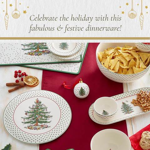 Dishwasher-safe reliability for easy cleanup after festive gatherings.