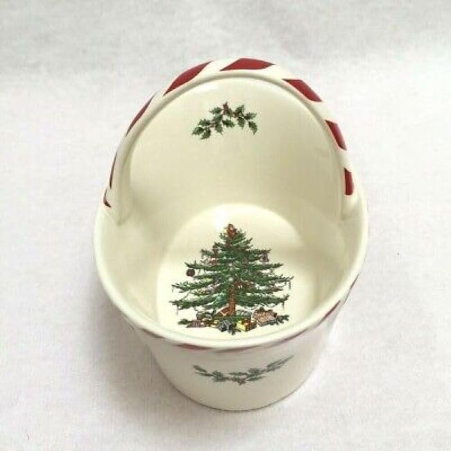 Spode Christmas Tree Candy Basket makes a thoughtful hostess gift.