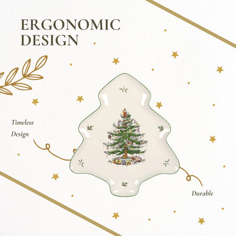 Spode Christmas Tree centerpiece idea for festive table settings.