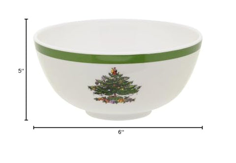 Spode Christmas Tree 4-piece set enhances holiday entertaining with style.