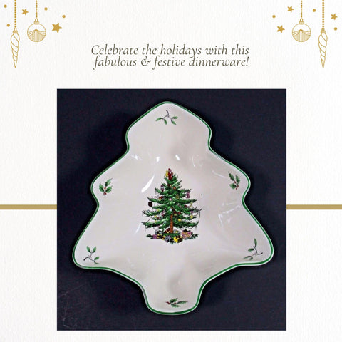 Spode Christmas Tree 14-inch platter makes a thoughtful gift for hosts.
