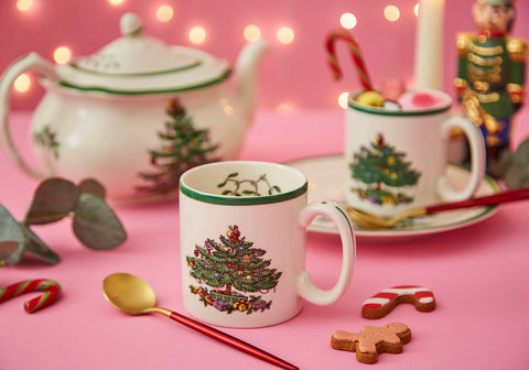 Spode Christmas Tree mug stoneware durability for daily use