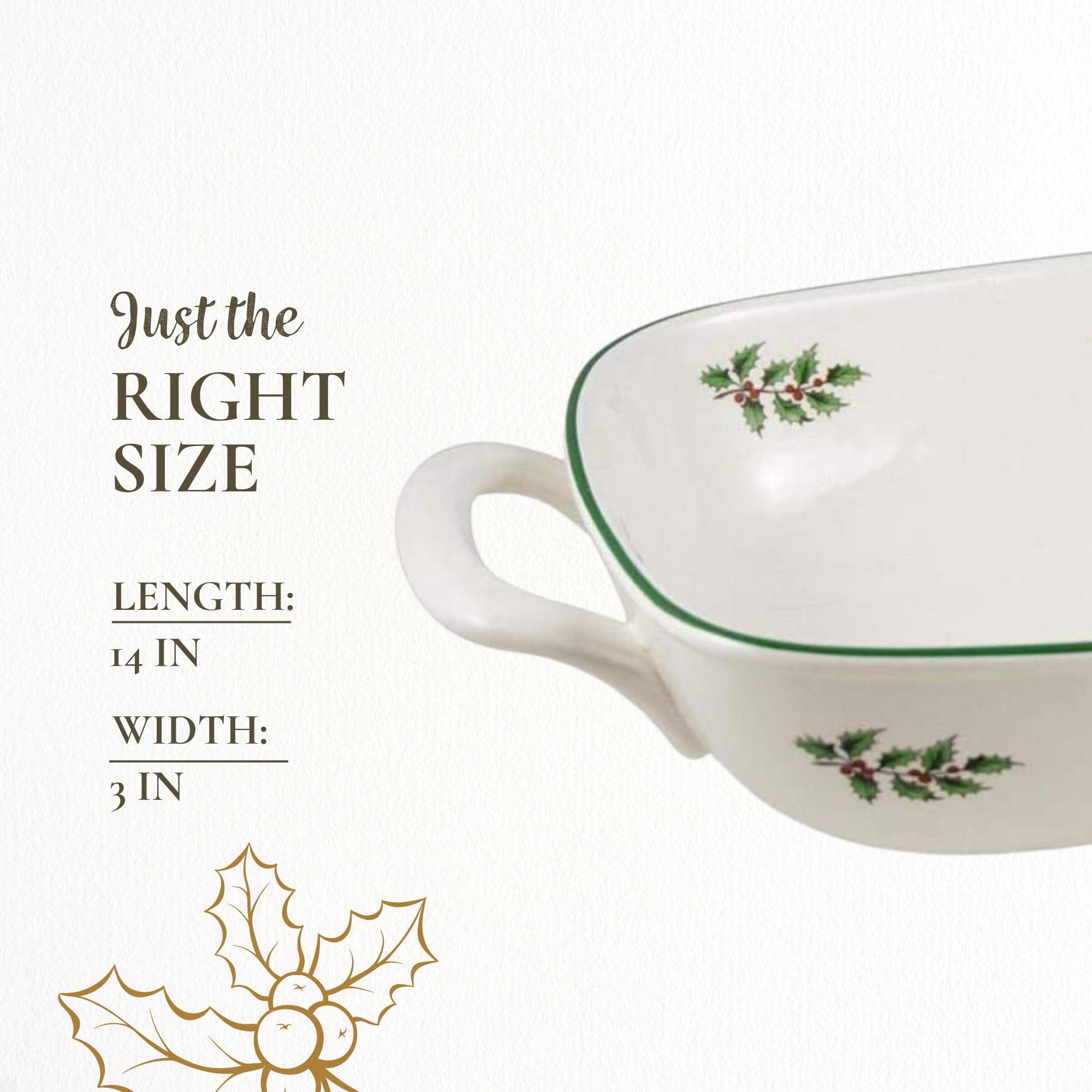Spode Christmas Tree pattern complements gatherings and seasonal entertaining.