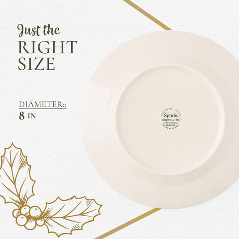 Spode Christmas Tree plates packaged as a thoughtful housewarming gift.