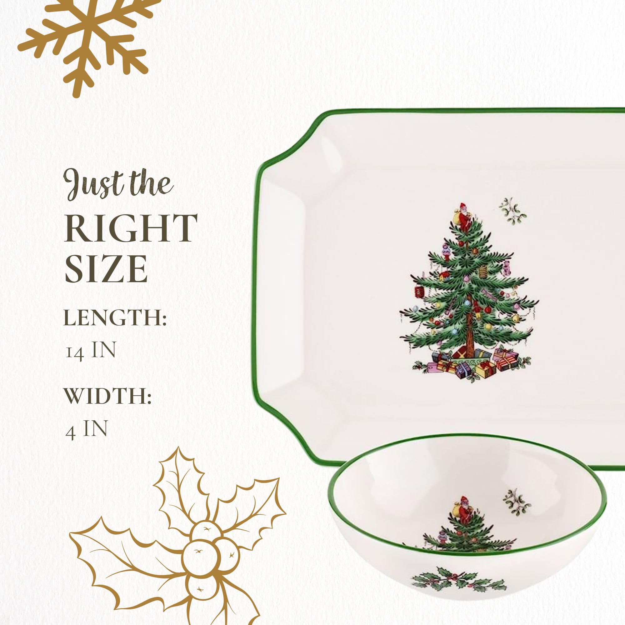 Spode entertaining essentials Christmas collection for seasonal hosting.