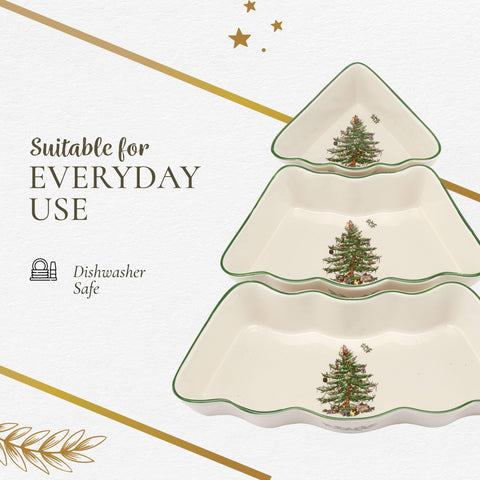 Spode seasonal dip set presented as a gift-ready, festive serveware option.