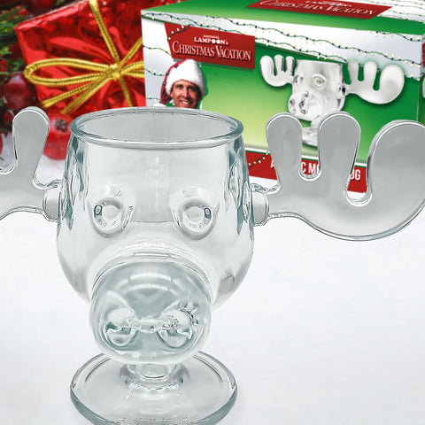 Spoontiques moose mug durable acrylic, 6 oz, suitable for holiday sipping.