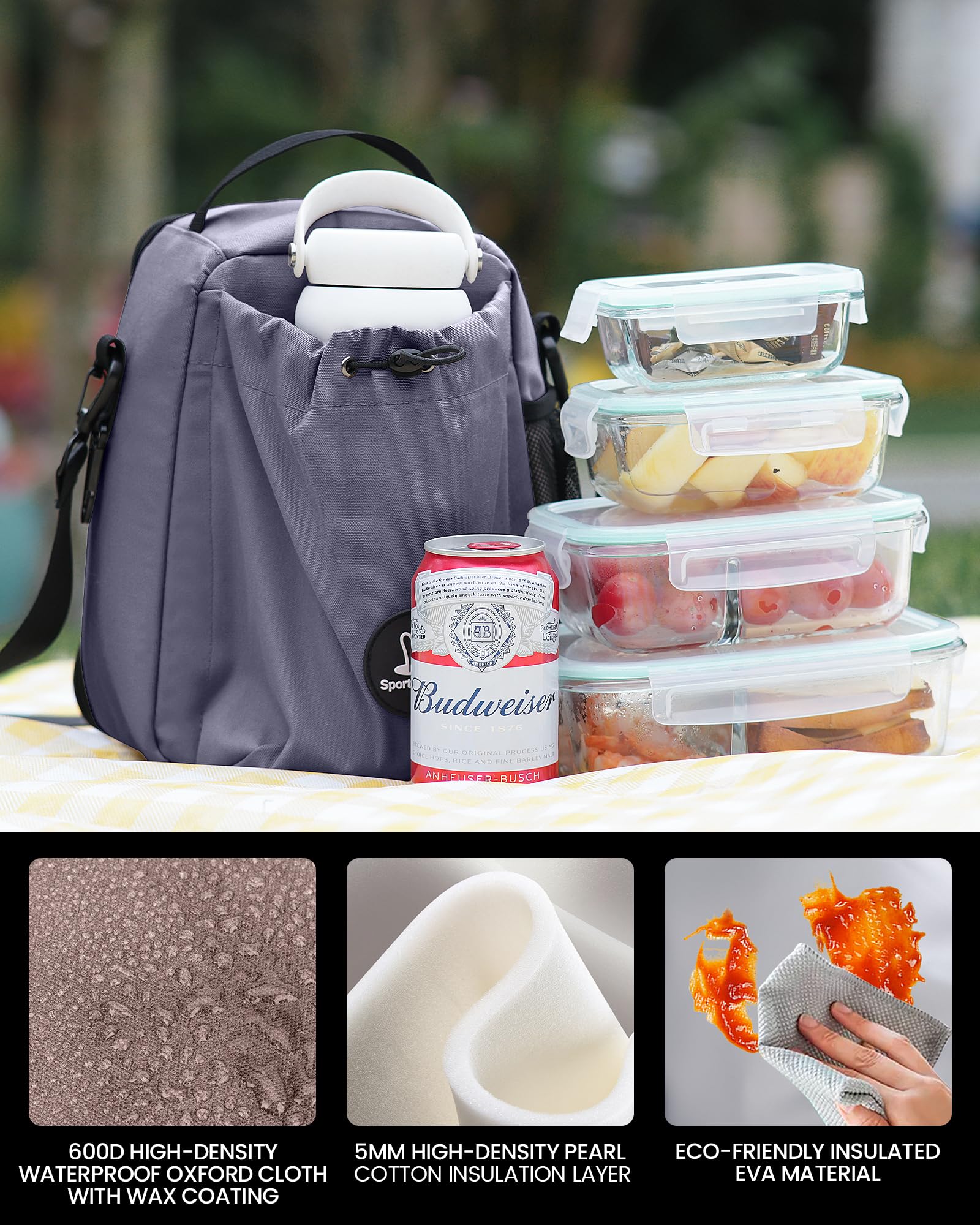 Sports rabbit bag with removable shoulder strap for flexible carry
