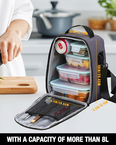 Sports rabbit bag with side mesh pockets for utensils and keys