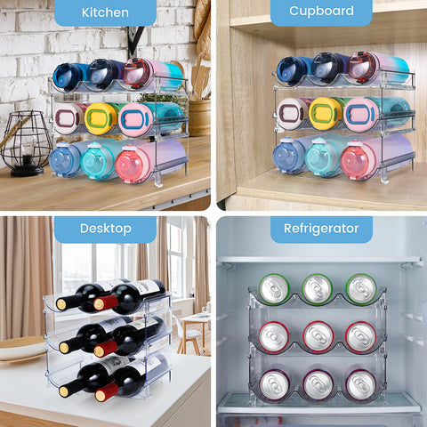 Spospo compact 11.5x8x9.69-inch bottle organizer fits tight spaces