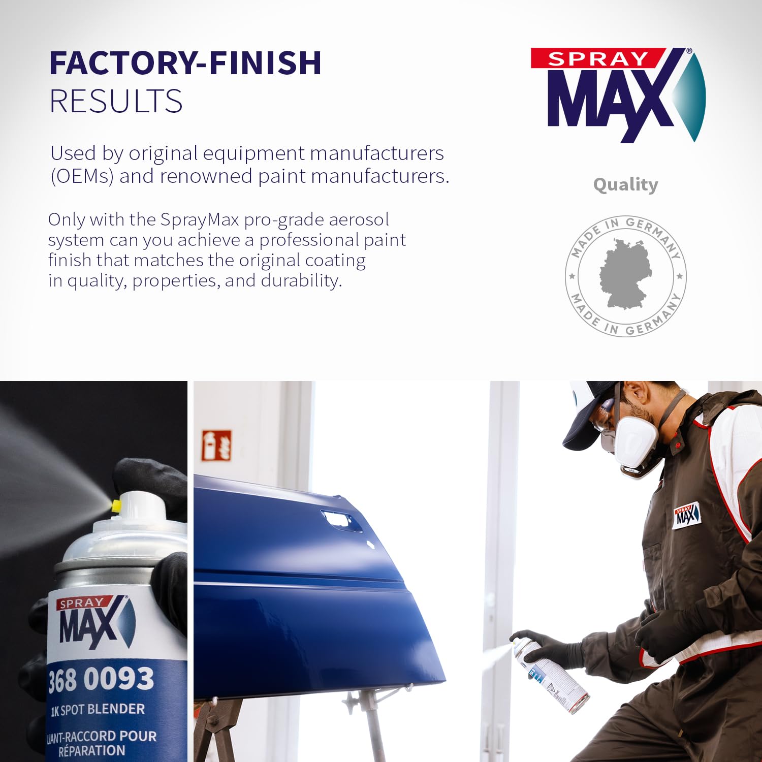 SprayMax 1K Spot Blender Clear enables halo-free edge melt-in.