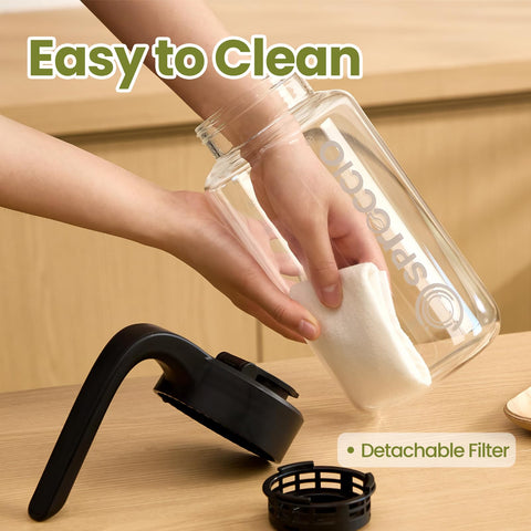 Spreccio leak-proof seal ensures sealed transport of beverages and breastmilk.