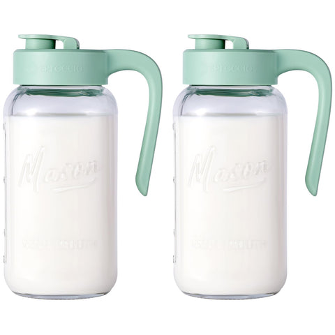 Spreccio Mason Jar Pitcher with airtight seal for leak-free storage and freshness.